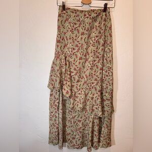 Ditsy Print Skirt